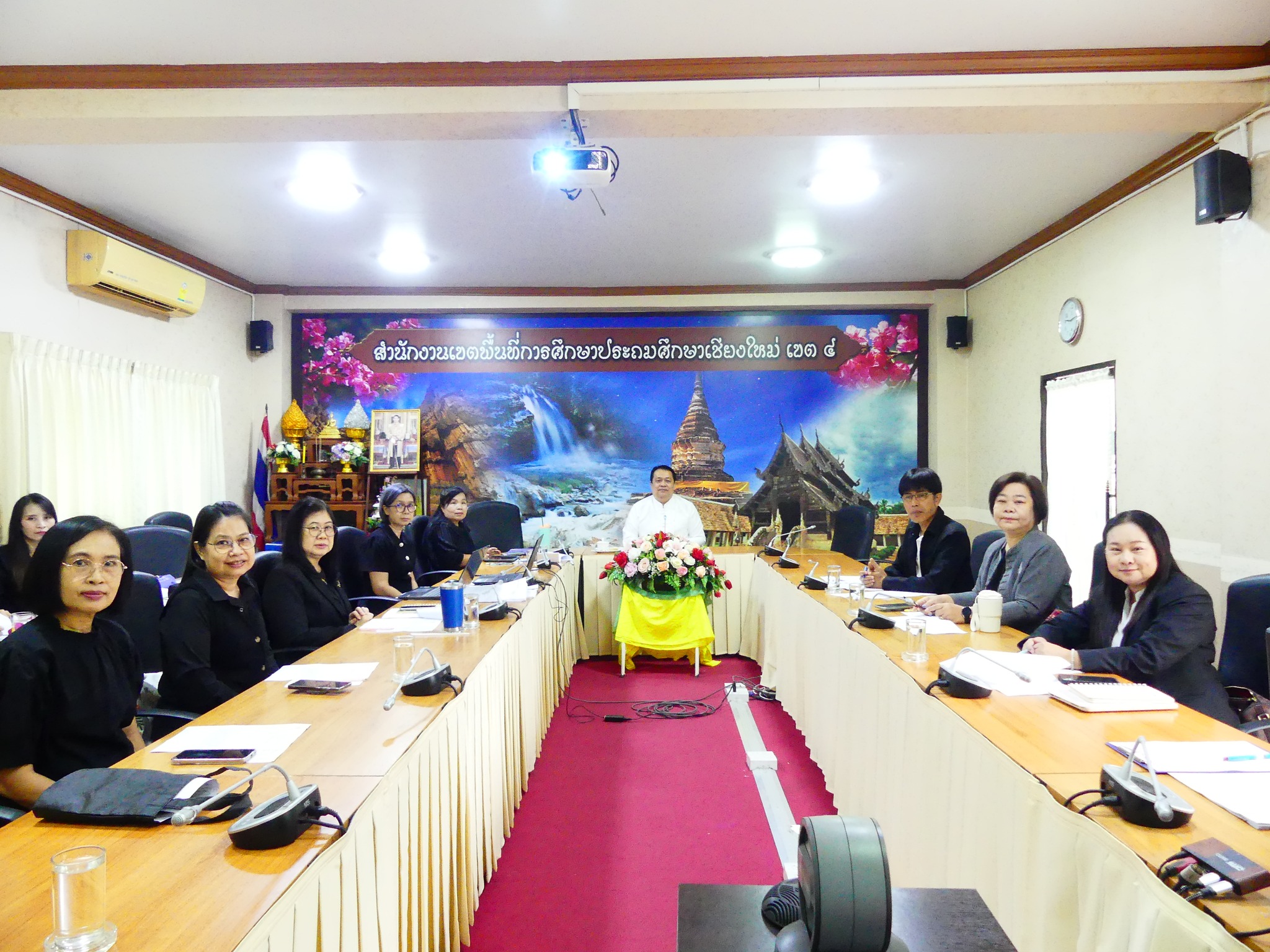 การประชุมคณะกรรมการพิจารณางบประมาณรายการค่าปรับปรุงซ่อมแซมระบบไฟฟ้าและระบบประปา ประจำปีงบประมาณ พ.ศ. 2569 ครั้งที่ 1