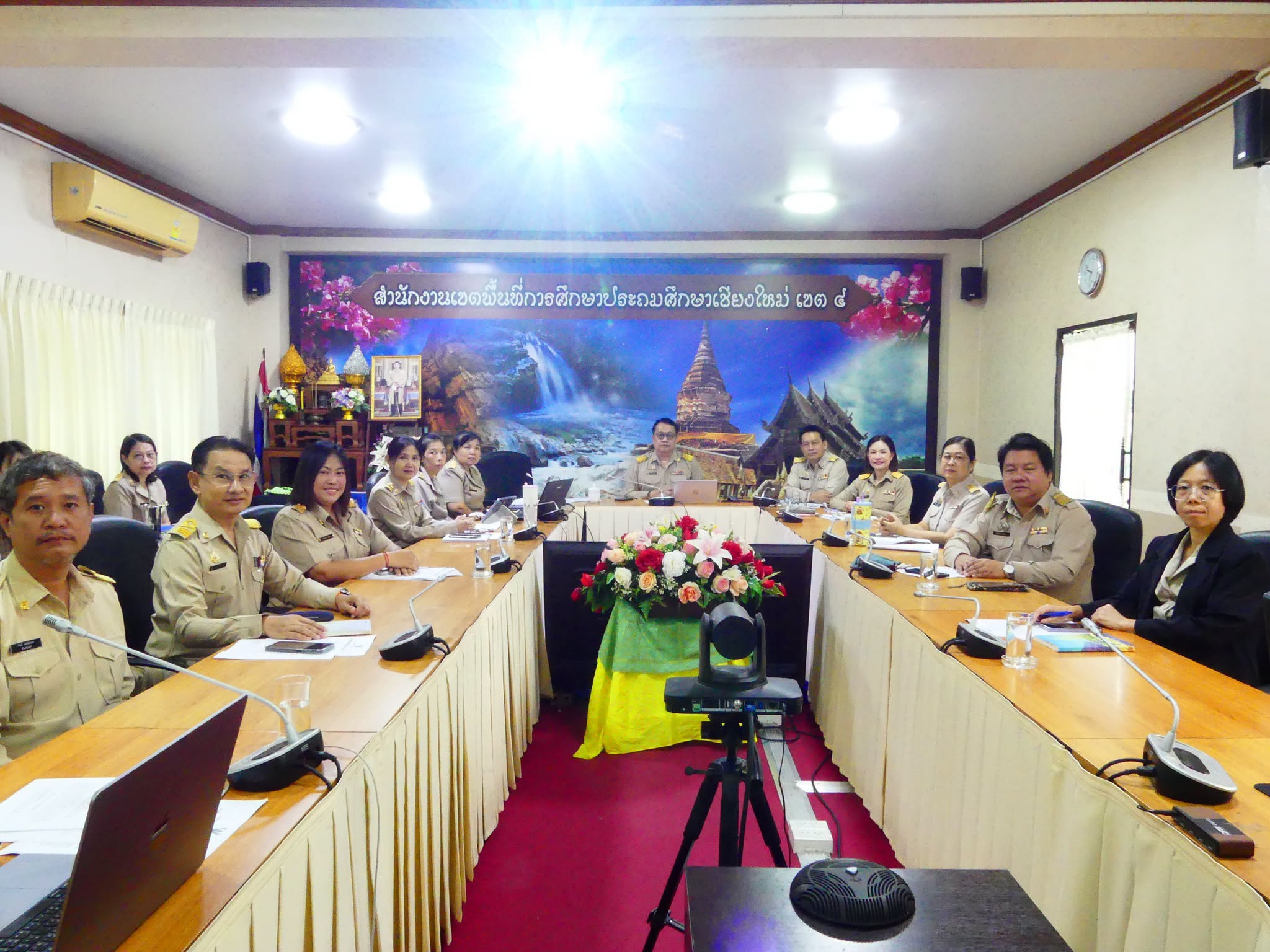 การประชุมกลั่นกรองข้อมูลการรายงานผลการดำเนินงานการติดตาม ประเมินผลการบริหารและการจัดการศึกษา ประจำปีงบประมาณ พ.ศ. 2569