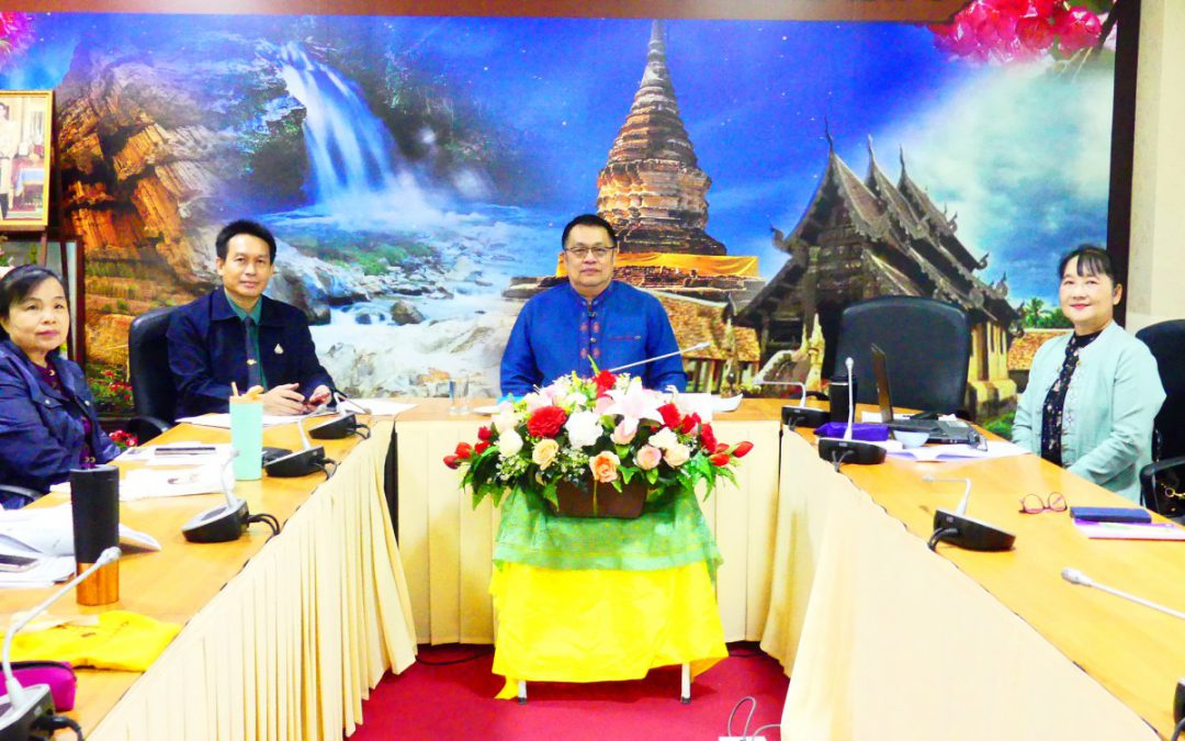 การประชุมการดำเนินการรับนักเรียน สังกัดสำนักงานคณะกรรมการการศึกษาขั้นพื้นฐาน ปีการศึกษา 2567 และการจัดทำแผนปฏิบัติการขับเคลื่อนนโยบายฯ ประจำปีงบประมาณ พ.ศ. 2567 ของสำนักงานเขตพื้นที่การศึกษาและสถานศึกษา โดยประชุมผ่านระบบ Video Conference