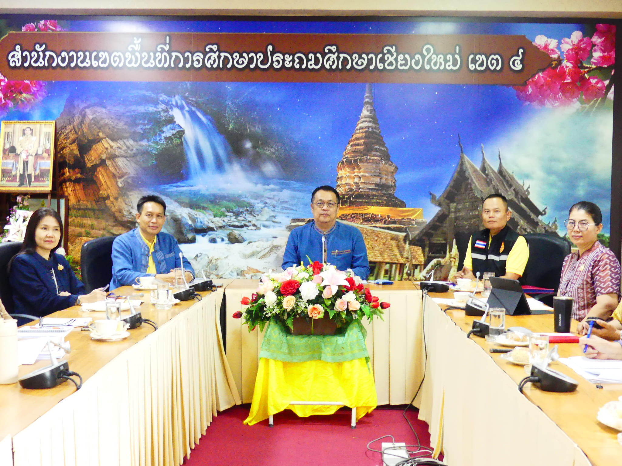 ดร.ชาญชิต ทัพหมี ผู้อำนวยการสำนักงานเขตพื้นที่การศึกษาประถมศึกษาเชียงใหม่ เขต 4 เป็นประธานการประชุมทีมบริหาร สำนักงานเขตพื้นที่การศึกษาประถมศึกษาเชียงใหม่ เขต 4 ครั้งที่ 16/2567