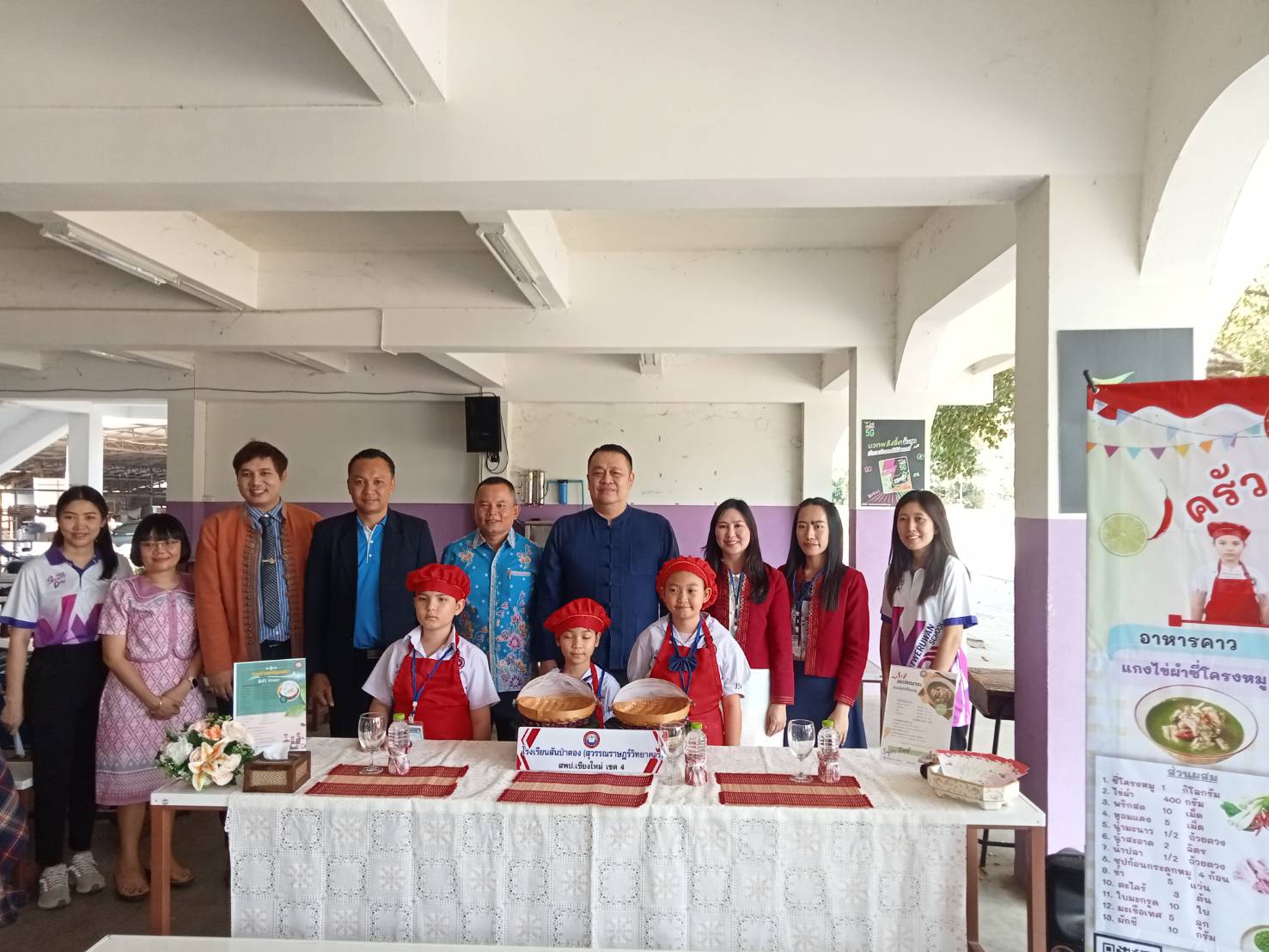 ผู้อำนวยการ สพป. เชียงใหม่ เขต 4 ตรวจเยี่ยมสนามแข่งขันงานศิลปะหัตถกรรมนักเรียน ระดับเขตพื้นที่การศึกษา ครั้งที่ 72 สำนักงานเขตพื้นที่การศึกษาประถมศึกษาเชียงใหม่ เขต 4