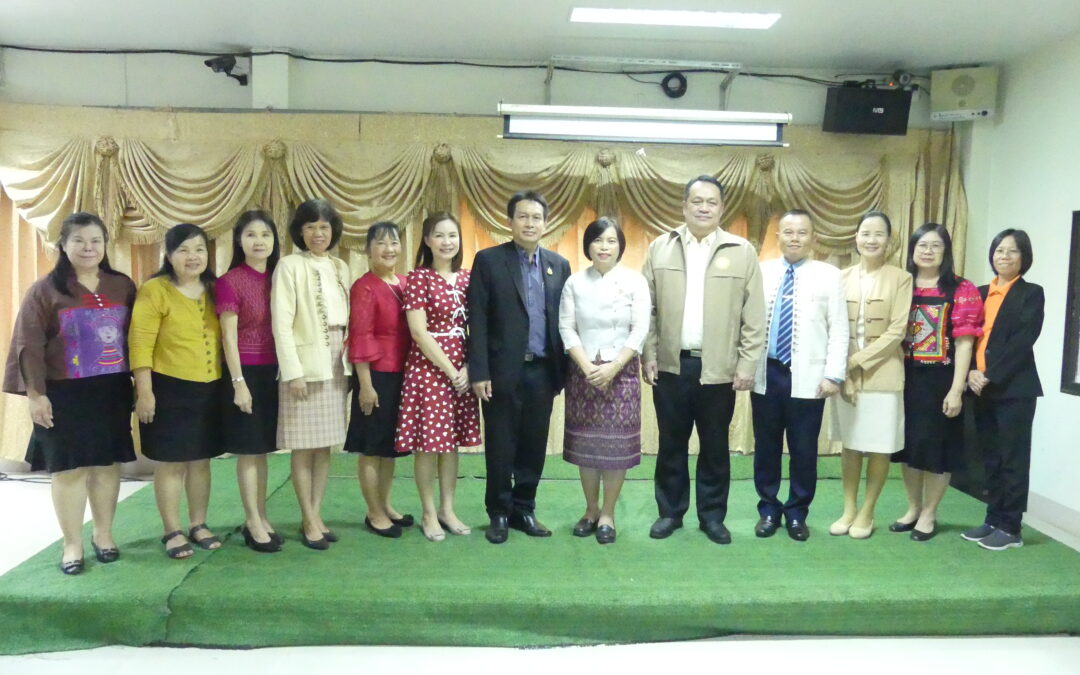 กิจกรรมมุฑิตาจิต ให้กับนางชฎาพร ปราโมทย์ นักวิชาการศึกษาชำนาญการพิเศษ เนื่องในโอกาสลาออกจากราชการ เพื่อเป็นขวัญและกำลังใจ