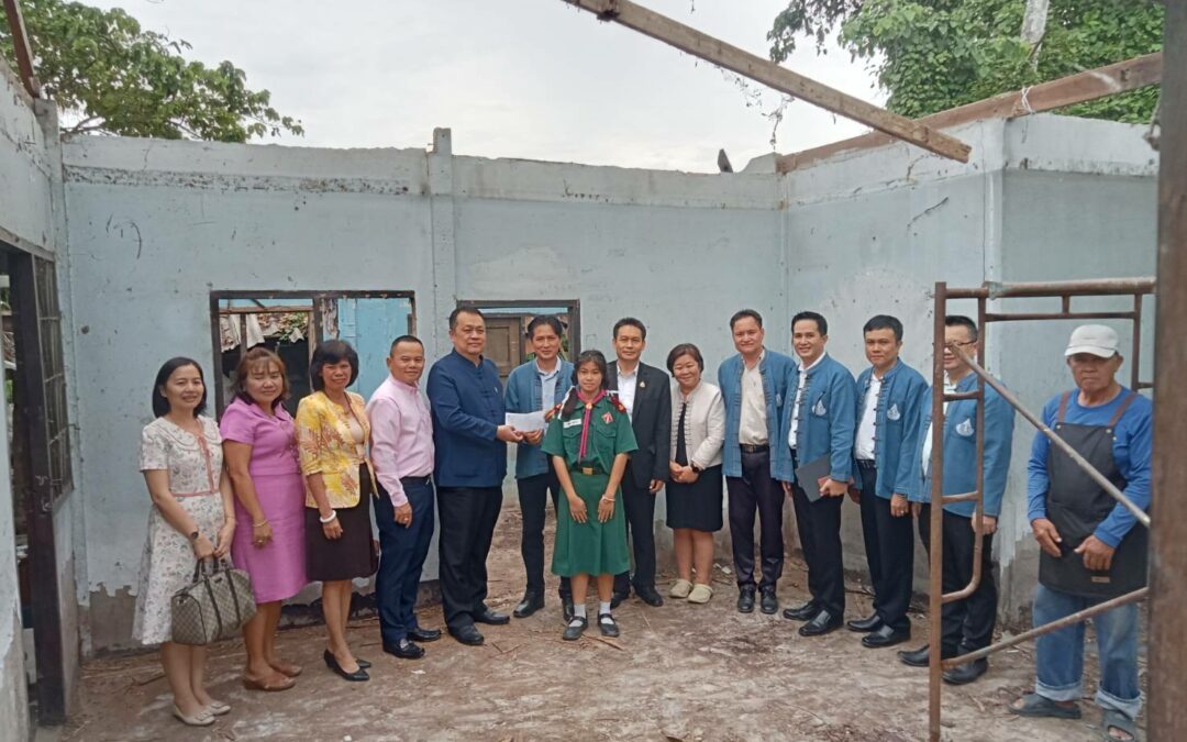 ติดตามการซ่อมแซมที่อยู่อาศัยของ เด็กหญิงรัตติยา สุธรรม ชั้นมัธยมศึกษาปีที่ 3 โรงเรียนวัดท่าต้นกวาว เพื่อช่วยเหลือนักเรียนให้มีที่อยู่อาศัยที่ปลอดภัย เหมาะสมต่อการดำรงชีวิต