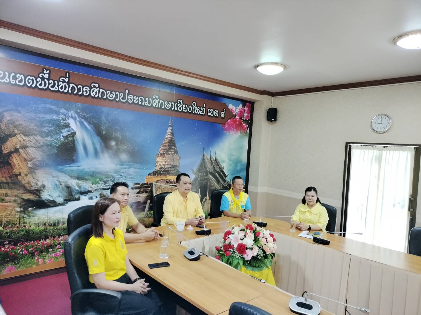 การถ่ายทอดสดงานวันคล้ายวันสถาปนา สำนักงานคณะกรรมการการศึกษาขั้นพื้นฐาน ครบรอบ 22 ปี ผ่านระบบออนไลน์ Zoom meeting