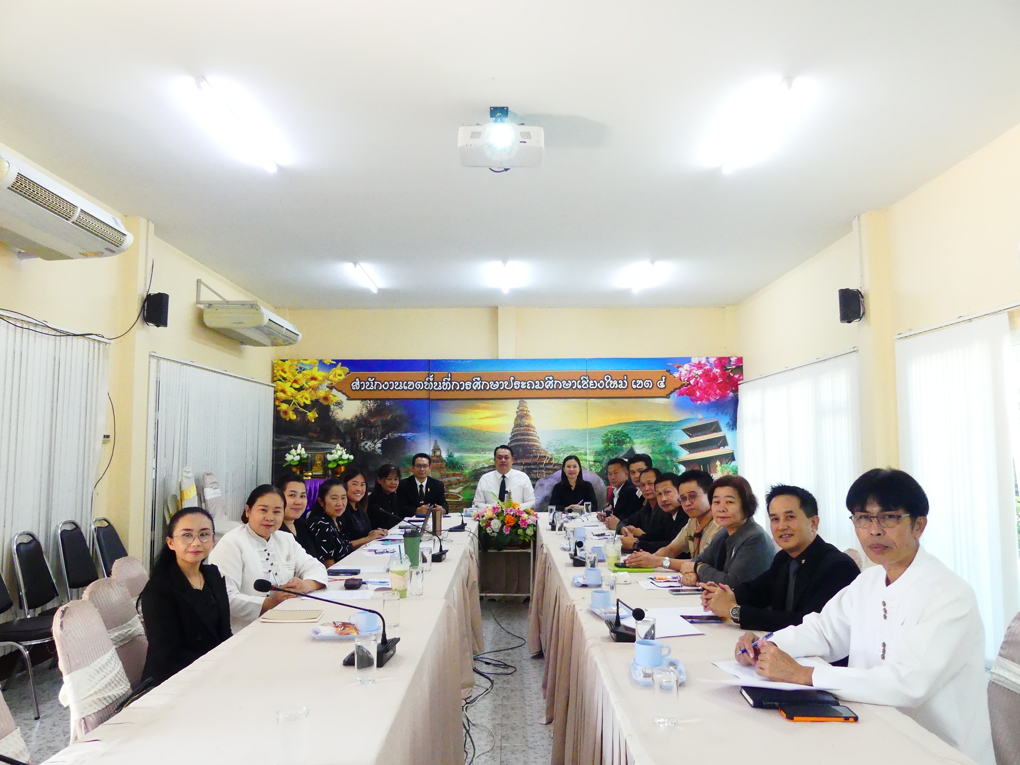 การประชุมชี้แจงการจัดการแข่งขันกรีฑานักเรียน "สพป.เชียงใหม่ เขต 4 ต้านภัยยาเสพติด" ครั้งที่ 2 ประจำปีการศึกษา 2568