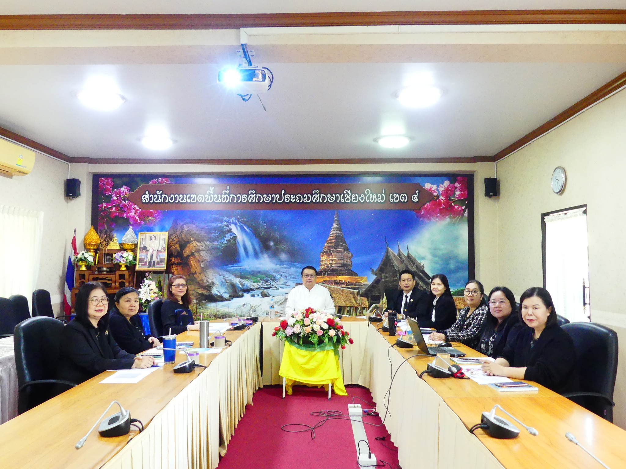 การประชุมคณะกรรมการพิจารณาจัดทำร่างการจัดบุคลากรทางการศึกษาอื่นตามมาตรา 38 ค. (2) ลงกรอบอัตรากำลังใหม่