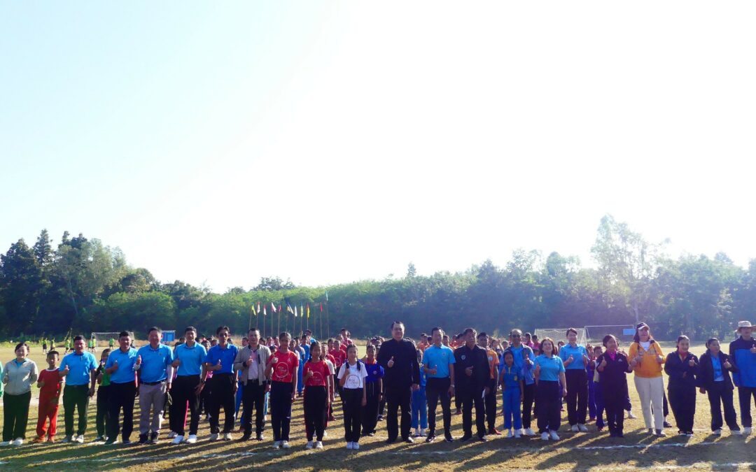 ผอ.สพป.เชียงใหม่ เขต 4 เป็นประธานพิธีเปิดการแข่งขันกีฬานักเรียนอำเภอดอยหล่อ ประจำปีการศึกษา 2568