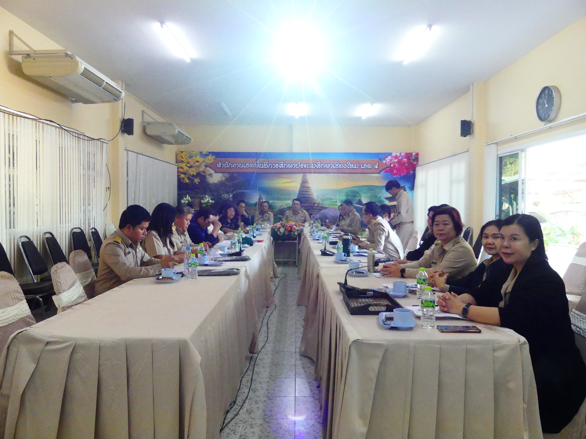 การประชุมคณะกรรมการดำเนินงานการแข่งขันกรีฑานักเรียน "สพป.เชียงใหม่ เขต 4 ต้านภัยยาเสพติด" ครั้งที่ 2 ประจำปีการศึกษา 2568